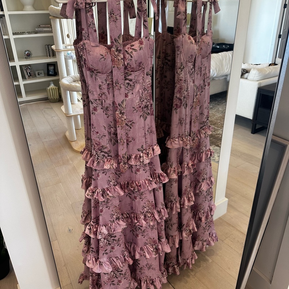 V. Chapman Corset Lisanthus Dress